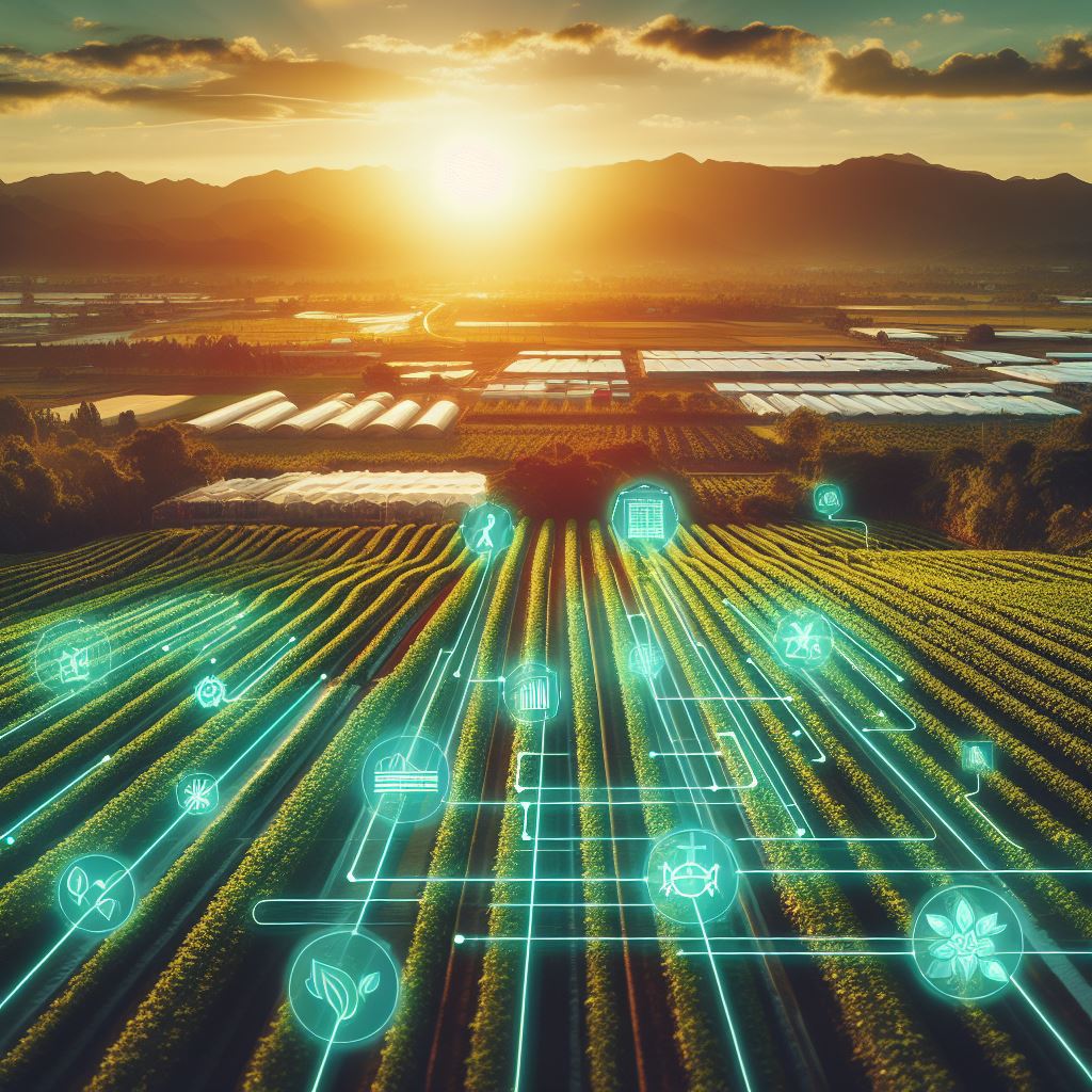 Smart farm monitoring alerts on mobile phone